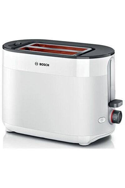 Bosch TAT2M121, 2 slices, 950 W, Thermostat, White