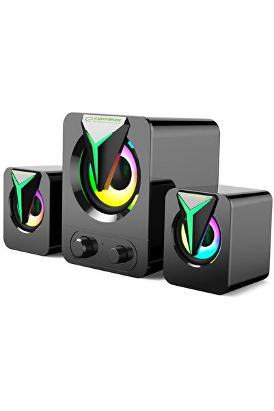 ESPERANZA USB SPEAKERS 2.1 LED RAINBOW SOPRANO