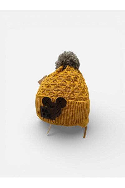 OEM Children's hat with drawstring, lined with fleece, 100% Acryl, from Polan...