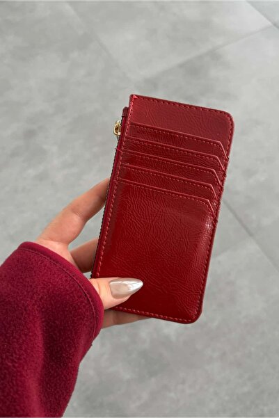 Yuka Atelier Faux Leather Wallet with Shiny Nomu Card Holder Detail