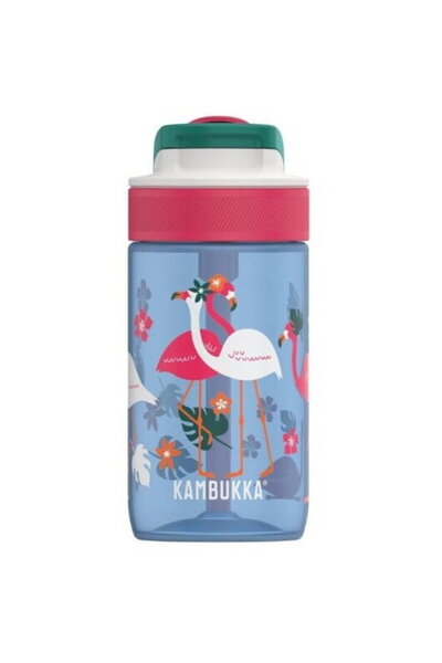 Kambukka Biberon pentru bebeluși Lagoon 400ml Blue Flamingo