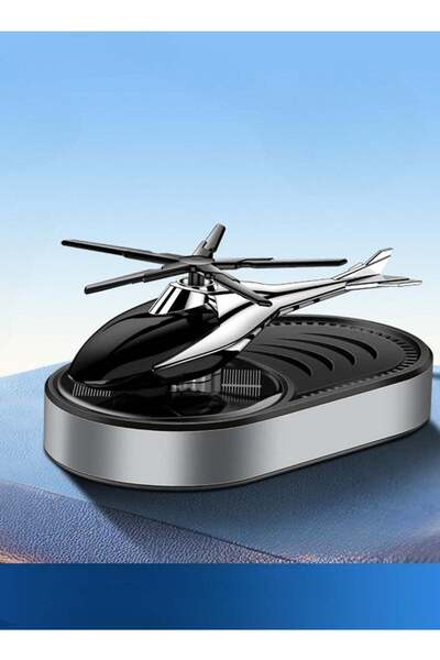festive Helicopter Solar Energy Rotating Aromatherapy Aviation Al Alloy Diffuser