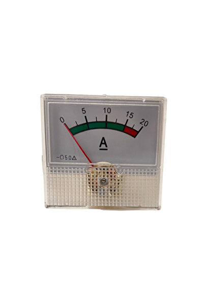 Bvs Elektronik 0-20 Analog Ampermetre 48x45 mm 0-20a Ampermetre