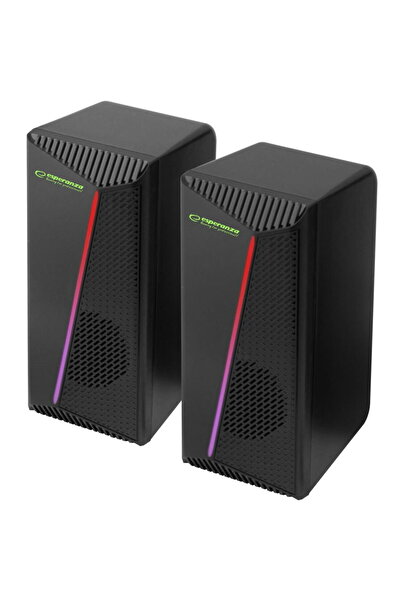 ESPERANZA USB SPEAKERS 2.0 LED RAINBOW NORTEC