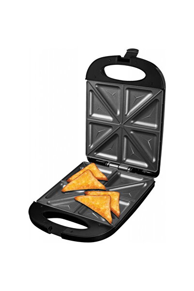 ECG XXL S 4232 Family Black, 1200 W, 8 triangular sandwiches simultaneously Black