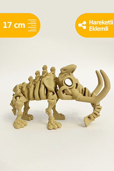 Artimon 3D Store Mamut 3D Hareketli İskelet Dinozor | Oyuncak Hayvan Figürleri