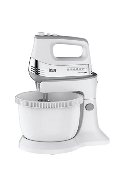 Teesa Mixer with bowl, White/Grey, 500 W, 5 speeds, 3.4 liter bowl, 12 months