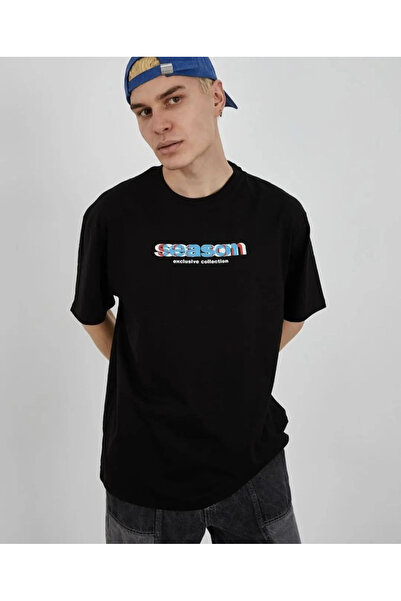 FREEDOM STOREE Velmora Premium T-Shirt με λαιμόκοψη ποδηλάτου με τύπωμα overs...