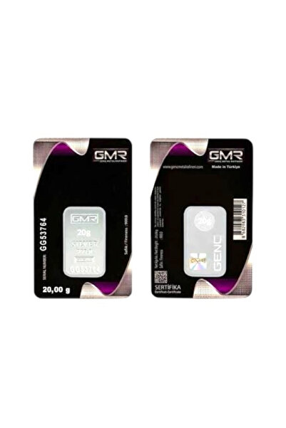 Lora Kuyumculuk 20 Grn Külçe Gümüş