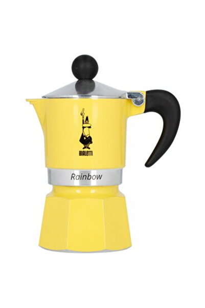 Bialetti RAINBOW, 1 cup capacity, Rainbow Series, yellow