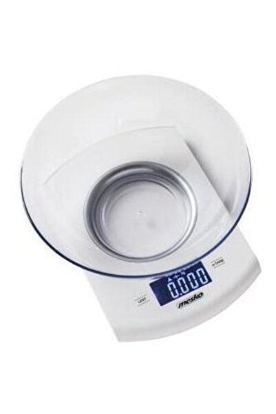 MESKO Cantar de bucatarie cu un bol 2 kg,ecran LCD,indicator baterie MS 3163,...