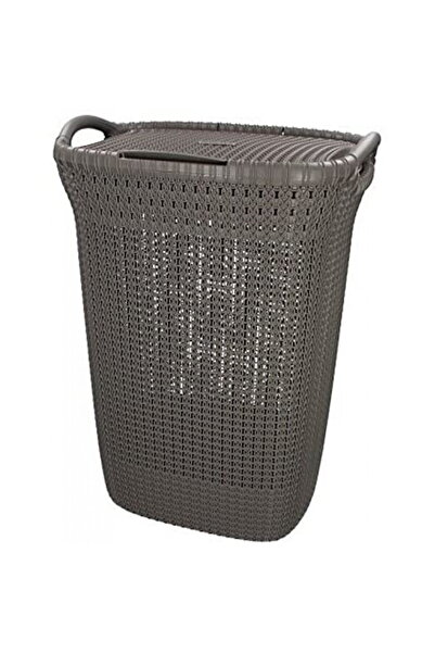 CURVER Knit laundry basket 57 L Rectangular Plastic Brown