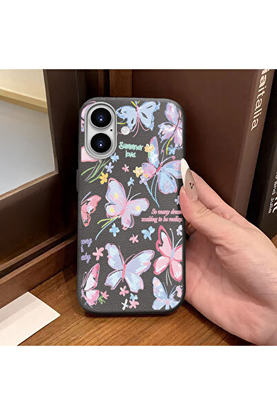 Hontinga حافظة هاتف متوافقة مع iPhone 16، مصنوعة من الجلد، مضادة للسقوط، من ا...