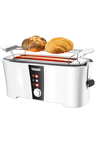 Unold 38020 Toaster Design Dual 1350 W, Alb