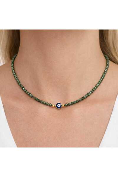 Bittox Special Evil Eye Beaded Pearl Necklace for Women-Minimal Stylish and E...