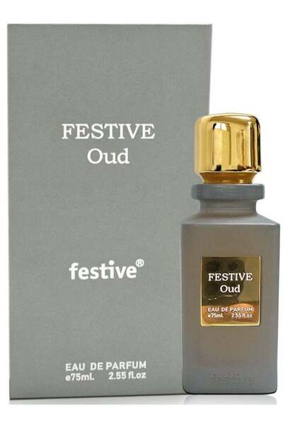 festive عطر عود من فيستيف، ماء عطر، عطر عود فاخر للجنسين مع علبة فاخرة