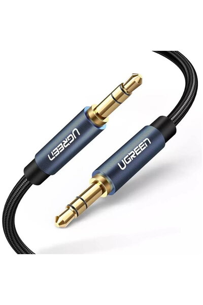 Ugreen AV122 jack cable 3.5mm AUX 2m (blue)