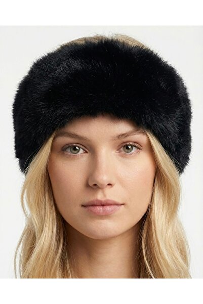 Şirin Giyim Aksesuar Bandana de blană pentru păr - pentru iarnă, pentru femei...