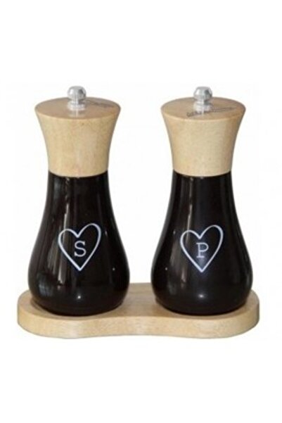 Heinner Salt and pepper mill set, 15 cm + stand