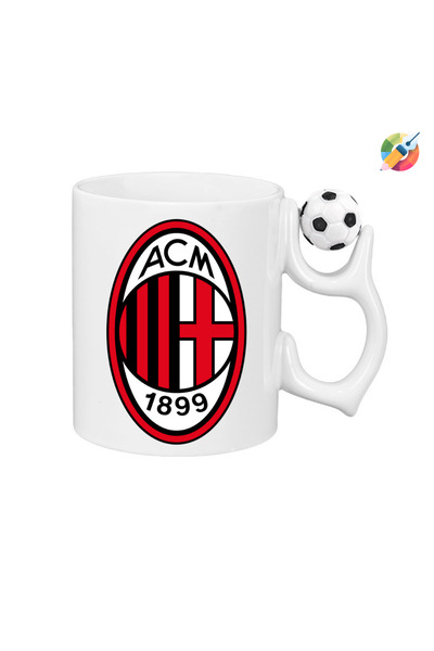 CERCİBAZAAR كأس مطبوع بشعار ميلان
