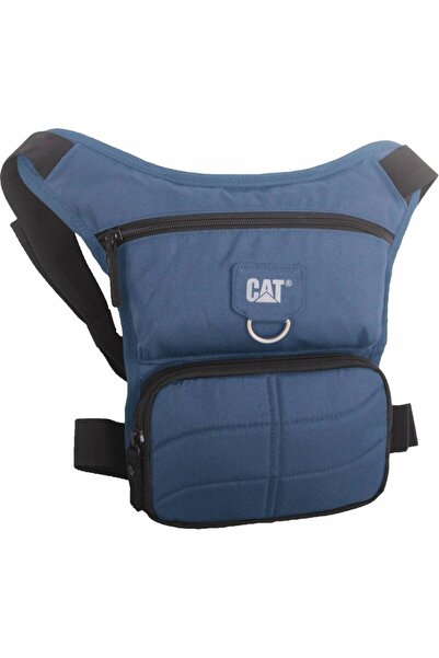 Caterpillar Millennial Classic leg bag - Steve, 600D polyester material - black with navy blue