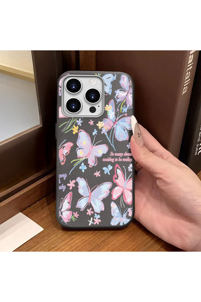 Hontinga حافظة هاتف متوافقة مع iPhone 16 Pro، مصنوعة من الجلد، مضادة للسقوط، ...