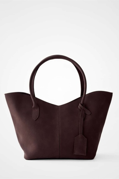 Yuka Atelier Suede Pure Faux Leather Shoulder Bag