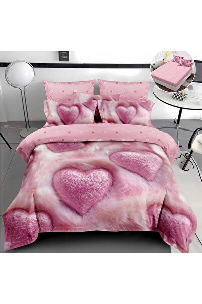 ANY SHOP MARKET Double bed linen, FINET, 5D and fitted sheet 180X200cm