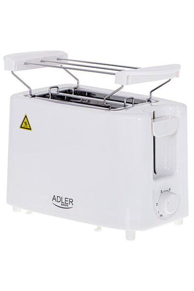adler AD 3223 Toaster 2 slices, White