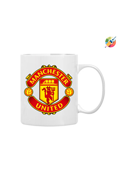 CERCİBAZAAR كأس مطبوع مع شعار مانشستر يونايتد