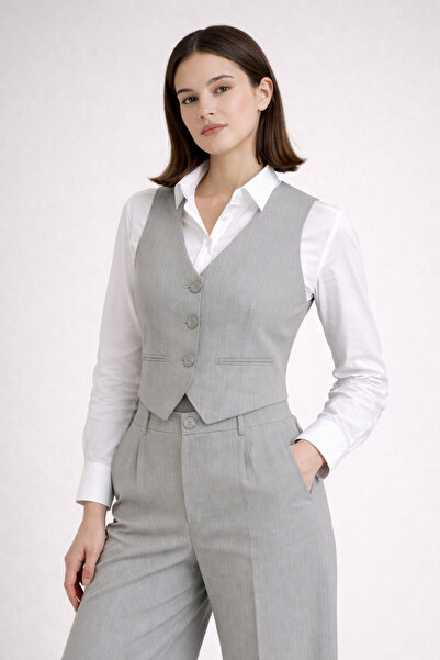 mini kanka Комплект за млади момичета 13-17 години Комплект за момичета с жилетка и панталони Комплект с райета Комплект за млади момичета Стилна комбинация за млади момичета