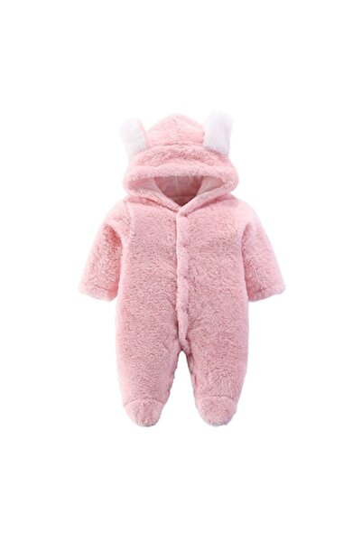 OEM Fluffy Bear Overall Pink for Girls