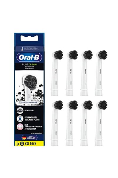 Oral-B Toothbrush heads Active Charcoal 8 pcs.