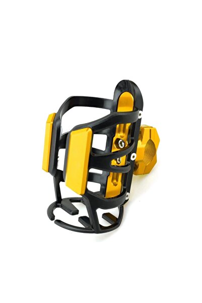 Doğuş Motosiklet Bardak Tutucu İçecek Tutucu Gold