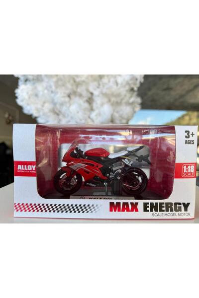 MAX ENERGY 1.18 scle motorsiklet motor modelleri haıxıng model 18x9x7cm alloy...