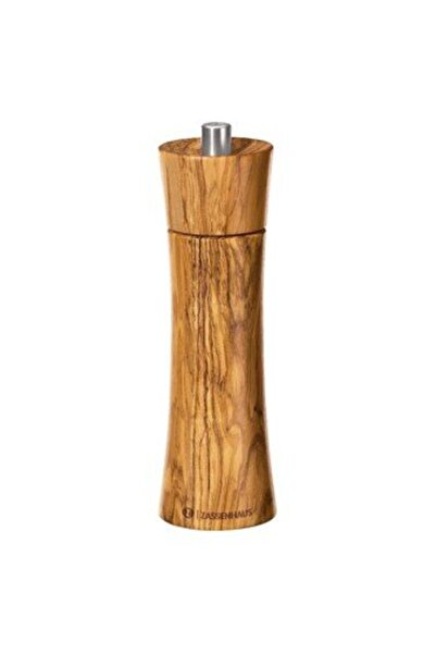 zassenhaus Frankfurt Olive Wood Manual Salt Grinder, 18 cm