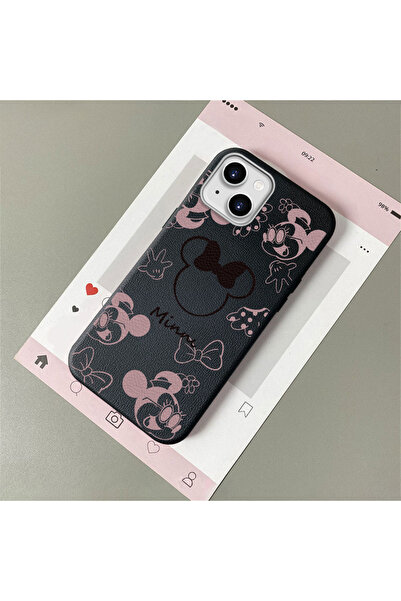 Hontinga جراب هاتف من السيليكون الناعم المضاد للسقوط بملمس جلدي متوافق مع آيف...