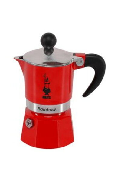 Bialetti Rainbow 4961, 50 ml, 1 cesti, Rosu