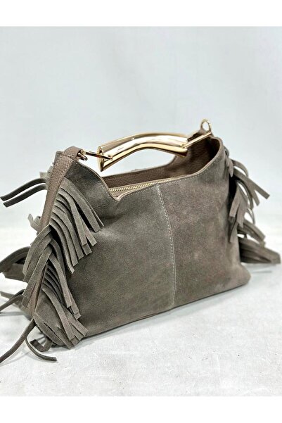 RAMAZAN YARDIMCI BAG COLLECTİON Mink Tail Detailled Handbag