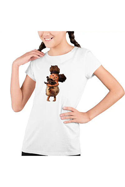 OEM Tricou Copii Fete The Croods Sandy Familia Crood Epoca de Piatra