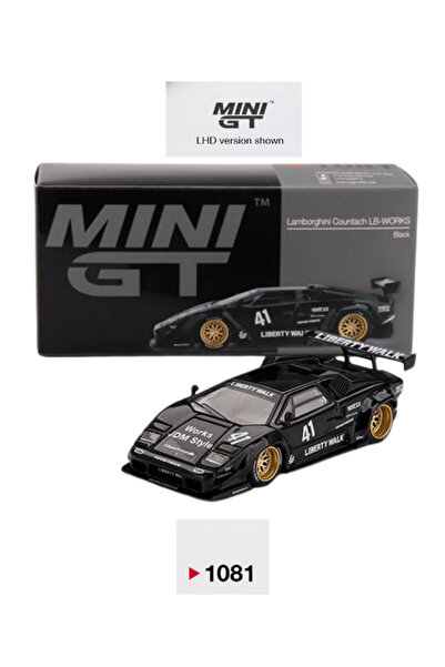 mini gt Lamborghini Countach LB Works 1:64 Diecast Model Araba – Koleksiyon