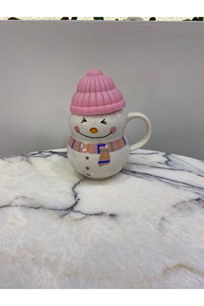 MİMSEGÜN DEKOR Santa Claus Trophy with a Pink Lid