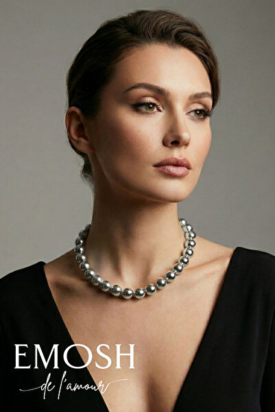 EMOSH de Lamour İri Top (Ball) Boncuk Statement Gerdanlık | Zara Stili Maksim...