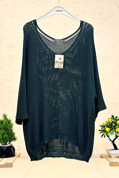 sahnemoda بلوزة فضفاضة كبيرة الحجم ذات رقبة على شكل حرف V من Thessaloniki