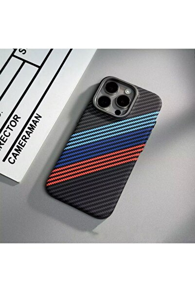 Noppax غطاء خلفي من الكربون عالي الجودة لهاتف 17 برو ماكس، غطاء فاخر بمظهر ال...