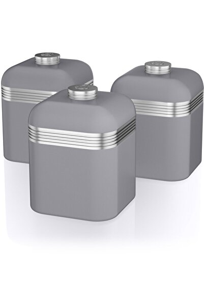 Swan SET OF 3 CONTAINERS RETRO SWKA1020GRN