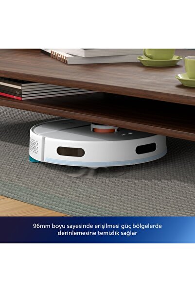 Philips Çöp Boşaltma İstasyonlu Robot Süpürge 6000 PA Türk Kahve Makinesi