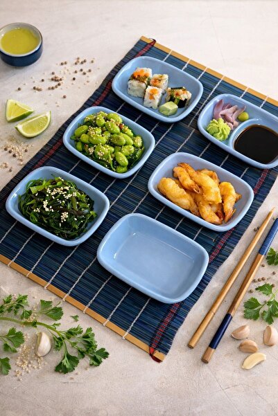 Keramika Kayak Rectangular Blue