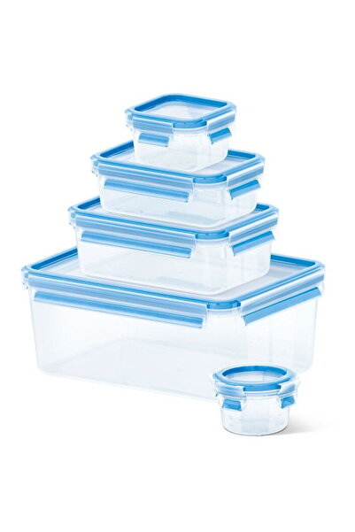 emsa Food Clip&Close 508568 5 pcs. Set transparent/blue