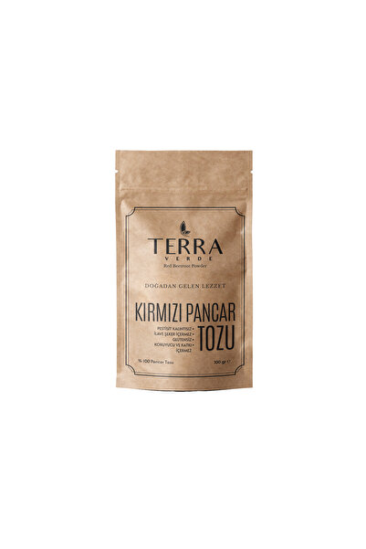 Kırmızı Pancar Tozu 100 G (Glutensiz/Katkısız)